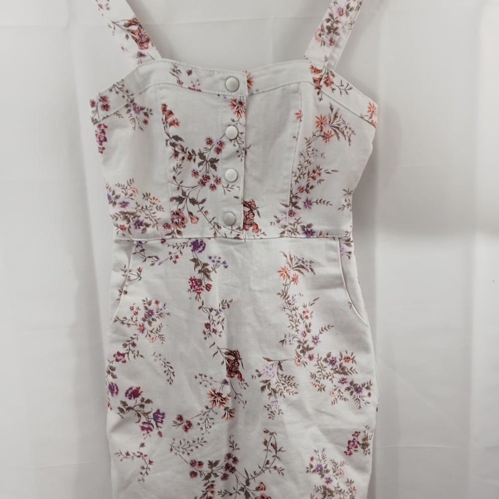 Floral Button-Front Dress